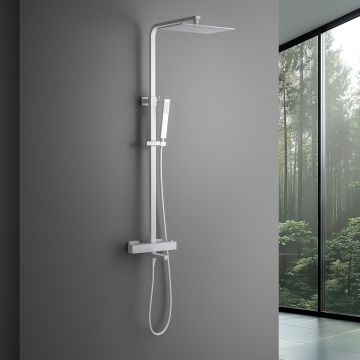Душевая система с термостатом Timo Tetra-thermo белый матовый (SX-0169/16)