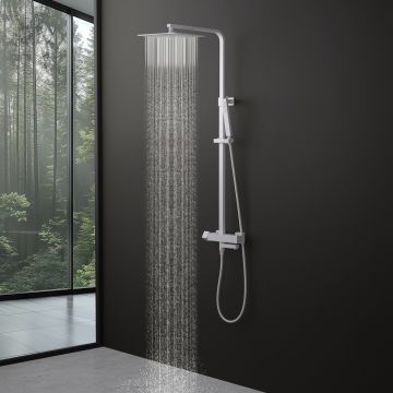Душевая система с термостатом Timo Tetra-thermo белый матовый (SX-0169/16)