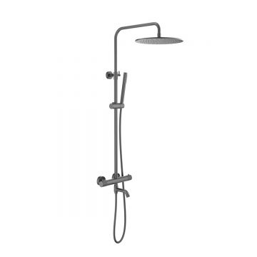 Душевая система с термостатом Timo (Тимо) Saona черное золото (SX-2380/18)