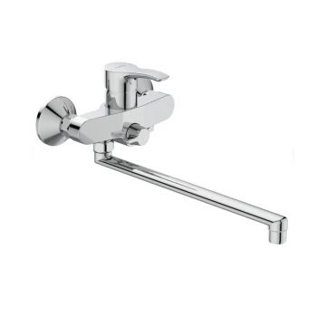 Смеситель для ванны и душа Vidima (Видима) Meloy BA412AA, хром