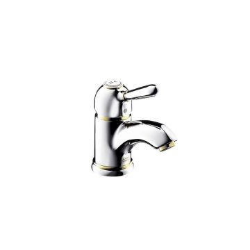 Смеситель для раковины Hansgrohe (Хансгрое) Axor Carlton 17010090 хром золото