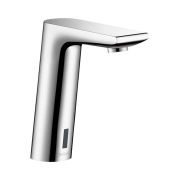 Смеситель для раковины Hansgrohe (Хансгрое) Metris S электронный 220V 31103000 хром