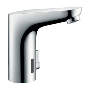 Смеситель для раковины Hansgrohe (Хансгрое) Focus электронный с регулировкой температуры питание от батареек 31171000 хром
