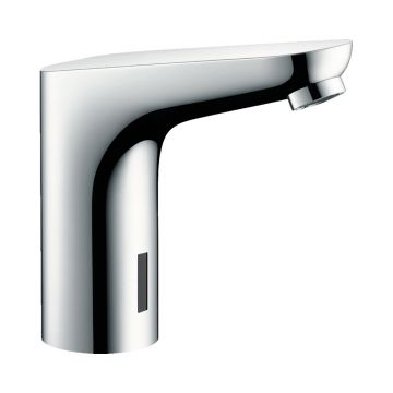Смеситель для раковины Hansgrohe (Хансгрое) Focus электронный без регулировки температуры питание от батареек 31172000 хром