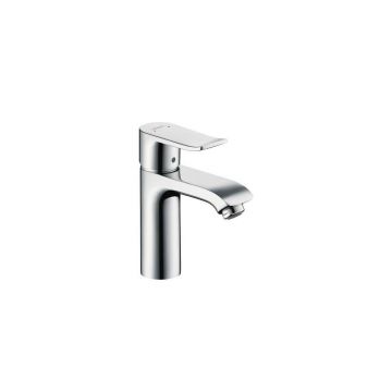 Смеситель для раковины Hansgrohe (Хансгрое) Metris 110 LowFlow со сливным гарнитуром 31203000 хром