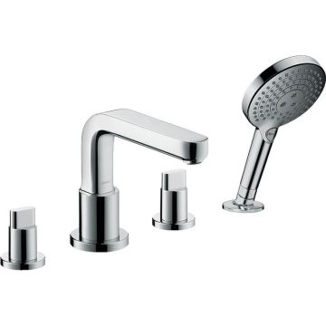 Смеситель на край ванны Hansgrohe (Хансгрое) Metris S на 4 отверстия31443000 хром