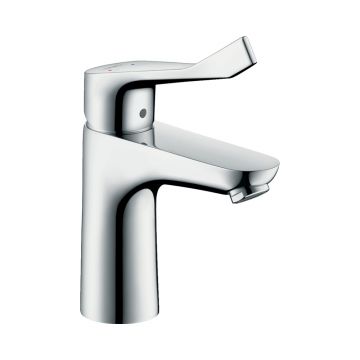 Смеситель для раковины Hansgrohe (Хансгрое) Focus Care 100 с длинной рукояткой 31911000 хром