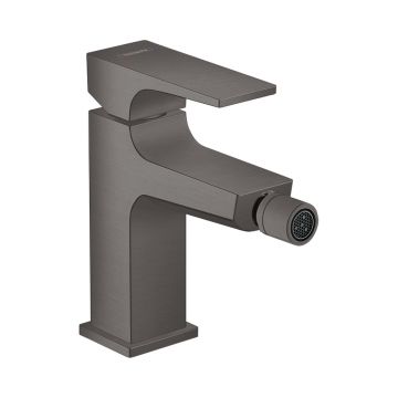 Смеситель для биде Hansgrohe (Хансгрое) Metropol со сливным клапаном Push-Open 32520340 шлифованный черный хром