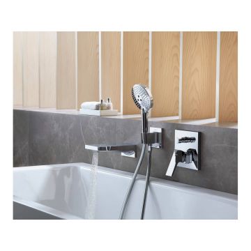 Смеситель для ванны Hansgrohe (Хансгрое) Metropol с защитной комбинацией 32546000 хром