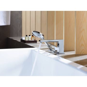 Смеситель на край ванны Hansgrohe Metropol на 3 отверстия 32551000 хром (нужна СЧ 13439180)
