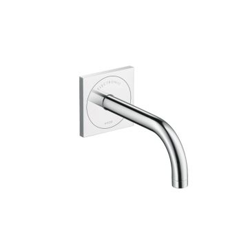 Смеситель для раковины Hansgrohe (Хансгрое) Axor Uno электронный настенный с изливом 165 мм 38119000 хром