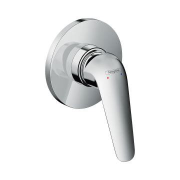 Смеситель для душа Hansgrohe Novus с маленькой розеткой СМ 71063000 хром (нужна СЧ 13620180)