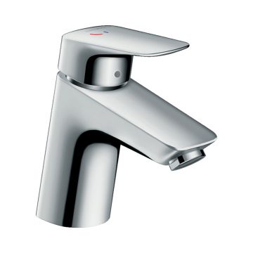 Смеситель для раковины Hansgrohe (Хансгрое) Logis 70 однорычажный Coolstart без сливного набора 71073000 хром