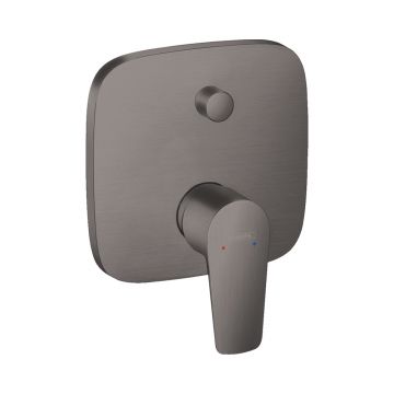 Смеситель для ванны Hansgrohe (Хансгрое) Talis E однорычажный скрытый монтаж 71745340 шлифованный черный хром