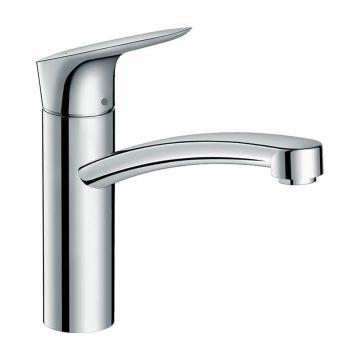 Смеситель для кухни Hansgrohe (Хансгрое) Logis M31 однорычажный 160 CoolStart EcoSmart 1jet 71839000 хром