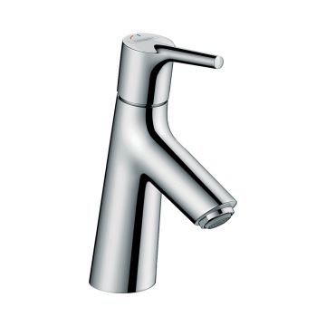 Смеситель для раковины Hansgrohe (Хансгрое) Talis S 80 однорычажный CoolStart со сливным гарнитуром 72013000 хром