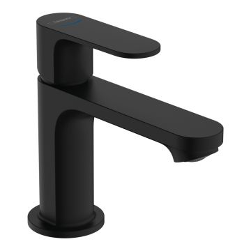 Смеситель для раковины Hansgrohe (Хансгрое) Rebris S на холодную воду 72503670 черный матовый