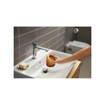Смеситель для раковины Hansgrohe (Хансгрое) Rebris E 110 CoolStart без сливного гарнитура 72560000 хром