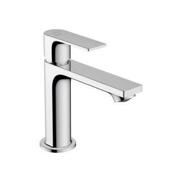 Смеситель для раковины Hansgrohe (Хансгрое) Rebris E 110 CoolStart со сливным гарнитуром 72589000 хром