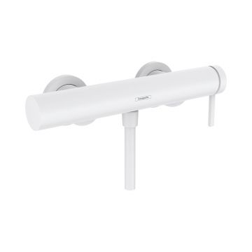 Смеситель для душа Hansgrohe (Хансгрое) Finoris однорычажный внешнего монтажа 76620700 белый матовый