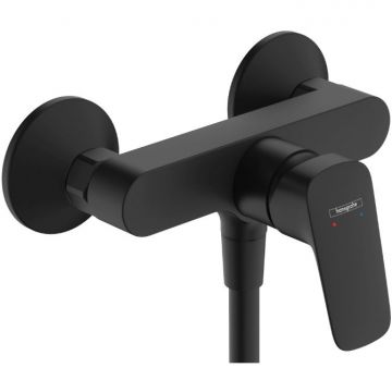 Смеситель Hansgrohe Logis для душа, настенный, цвет: черный матовый 71600670