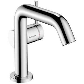 Смеситель Hansgrohe (Хансгрое) Tecturis S для раковины, 1 отверстие, с донным клапаном, цвет: хром 73320000
