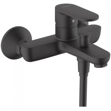 Смеситель Hansgrohe Vernis Blend для ванны, однорычажный, цвет: матовый черный 71440670