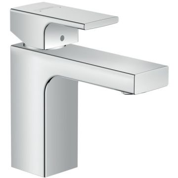 Смеситель Hansgrohe Vernis Shape для раковины, излив 10 см, с донным клапаном, цвет: хром 71568000