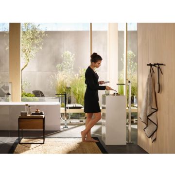 Смеситель для раковины Hansgrohe Metropol напольного монтажа 74530000, внешняя часть, хром
