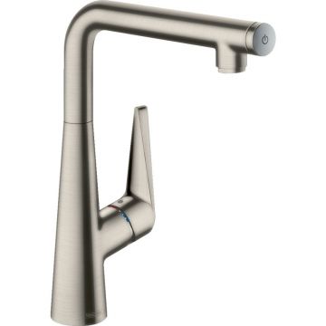 Смеситель для кухни Hansgrohe (Хансгрое) Talis Select M51 300, с поворотным изливом 72820800, под сталь