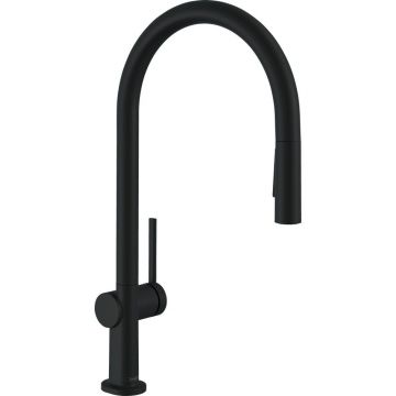 Смеситель для кухни Hansgrohe (Хансгрое) Talis M54 210, с вытяжным душем 2jet, sBox 72801670, матовый черный