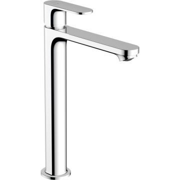 Смеситель для раковины Hansgrohe (Хансгрое) Rebris S 240 CoolStart, со сливным гарнитуром 72580000, хром