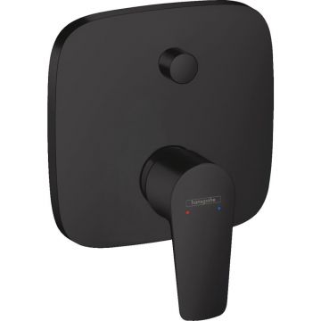 Смеситель для ванны Hansgrohe Talis E скрытого монтажа 71474670, внешняя часть матовый черный
