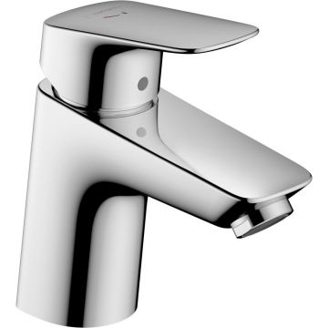 Смеситель для раковины Hansgrohe Logis 70, со сливным гарнитуром 71075000, хром