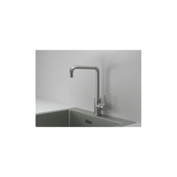 Смеситель для кухни Granula Kitchen Space 7110, сталь матовая