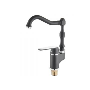 Смеситель для кухни Potato (Потато) P43118-6, черный