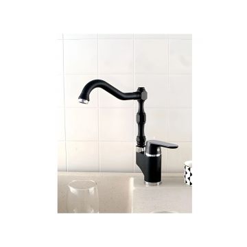 Смеситель для кухни Potato (Потато) P43118-6, черный