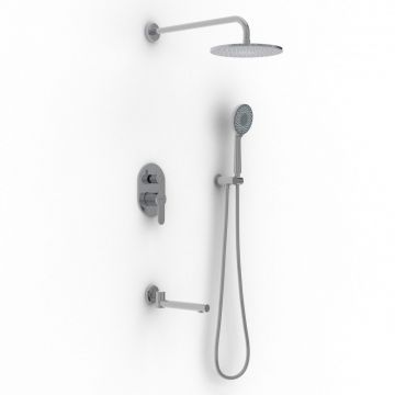 Душевой комплект Berges (Бергес) Nardis 3R, поворотный излив, хром 071013