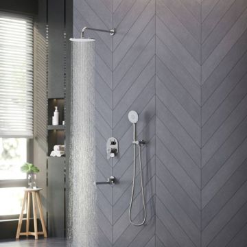 Душевой комплект Berges (Бергес) Nardis 3R, поворотный излив, хром 071013