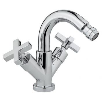 Смеситель Nicolazzi (Николации) Monte Croce для биде с двумя ручками, излив: 135 мм, цвет: хром 2237CR27