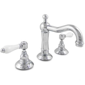 Смеситель Nicolazzi (Николации) Petit Mont Blanc для раковины, на 3 отверстия, с донным клапаном, излив: 165 мм, цвет: хром 1409CR78