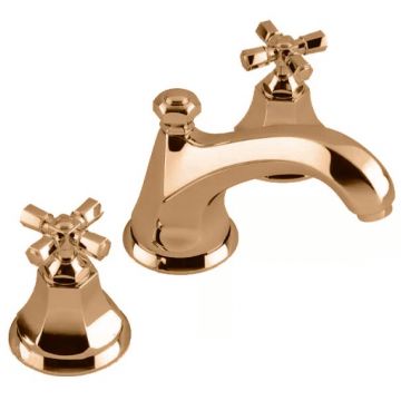 Смеситель Nicolazzi (Николации) Teide Four для раковины на 3 отверстия, с донным клапаном, цвет: бронза 1908BZ45