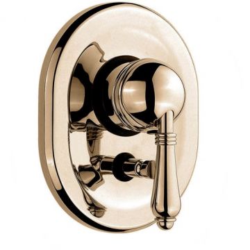 Внешняя часть встраиваемого смесителя Nicolazzi (Николации) El Capitan для душа с переключением, 2 источника, цвет: бронза 3460BZ75