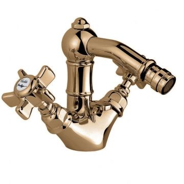 Смеситель Nicolazzi (Николации) Dames Anglaises для биде, на 1 отверстие, поворотный излив: 12.7 см, цвет: бронза 1434BZ18