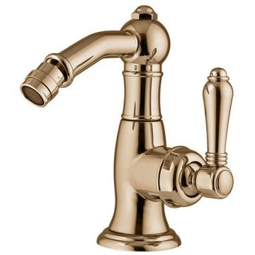 Смеситель Nicolazzi (Николации) El Capitan для биде, на 1 отверстие, с донным клапаном, цвет: бронза 3453BZ75C