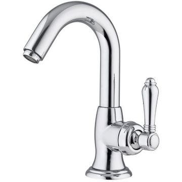 Смеситель Nicolazzi (Николации) El Capitan для раковины однорычажный, с донным клапаном, цвет: хром 3454CR75C