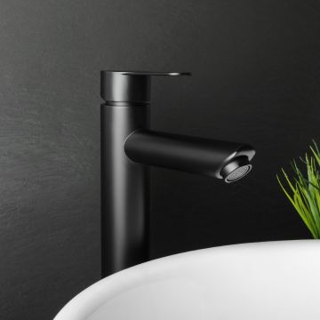 Смеситель для раковины Fixsen (Фиксен) Nordic FX-8809B, черный