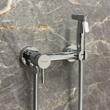 Смеситель для биде Fixsen (Фиксен) Oxford FX-9505 с гигиеническим душем, хром