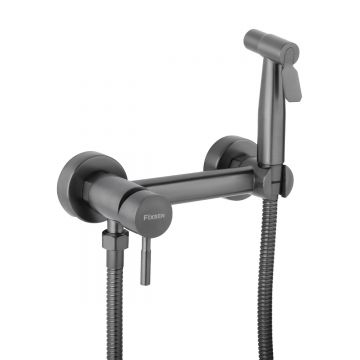 Смеситель для биде Fixsen (Фиксен) Oxford FX-9505F с гигиеническим душем, графит