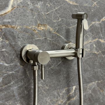 Смеситель для биде Fixsen (Фиксен) Oxford FX-9505N с гигиеническим душем, сатин